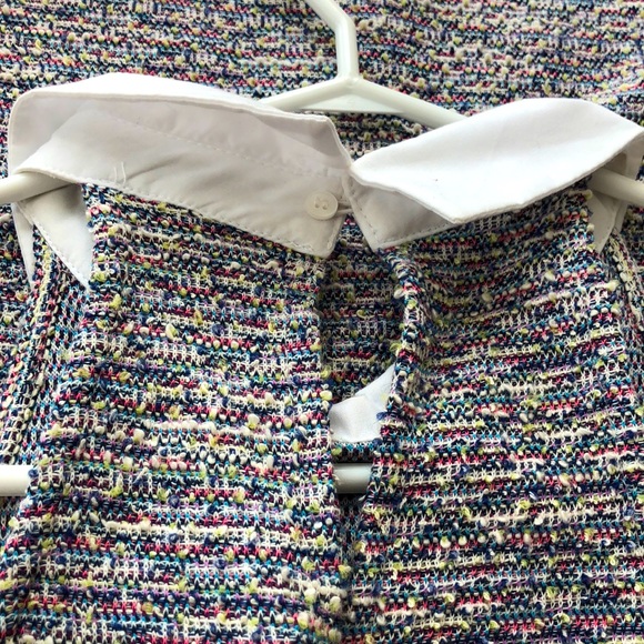 Zara Tweed Collared Halter-Neck Shift Dress, size Small - Picture 10 of 10